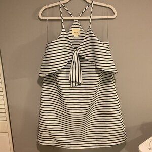 ANTHROPOLOGIE MAEVE A’HOY STRIPED MINI DRESS